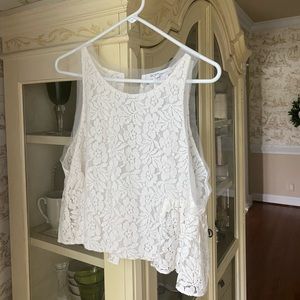 BCBGeneration Lace Tank